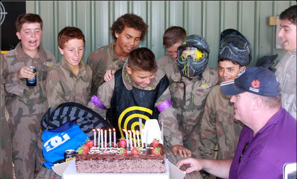 Birthday parties at Delta Force Paintball, Tsawwassen, Vancouver